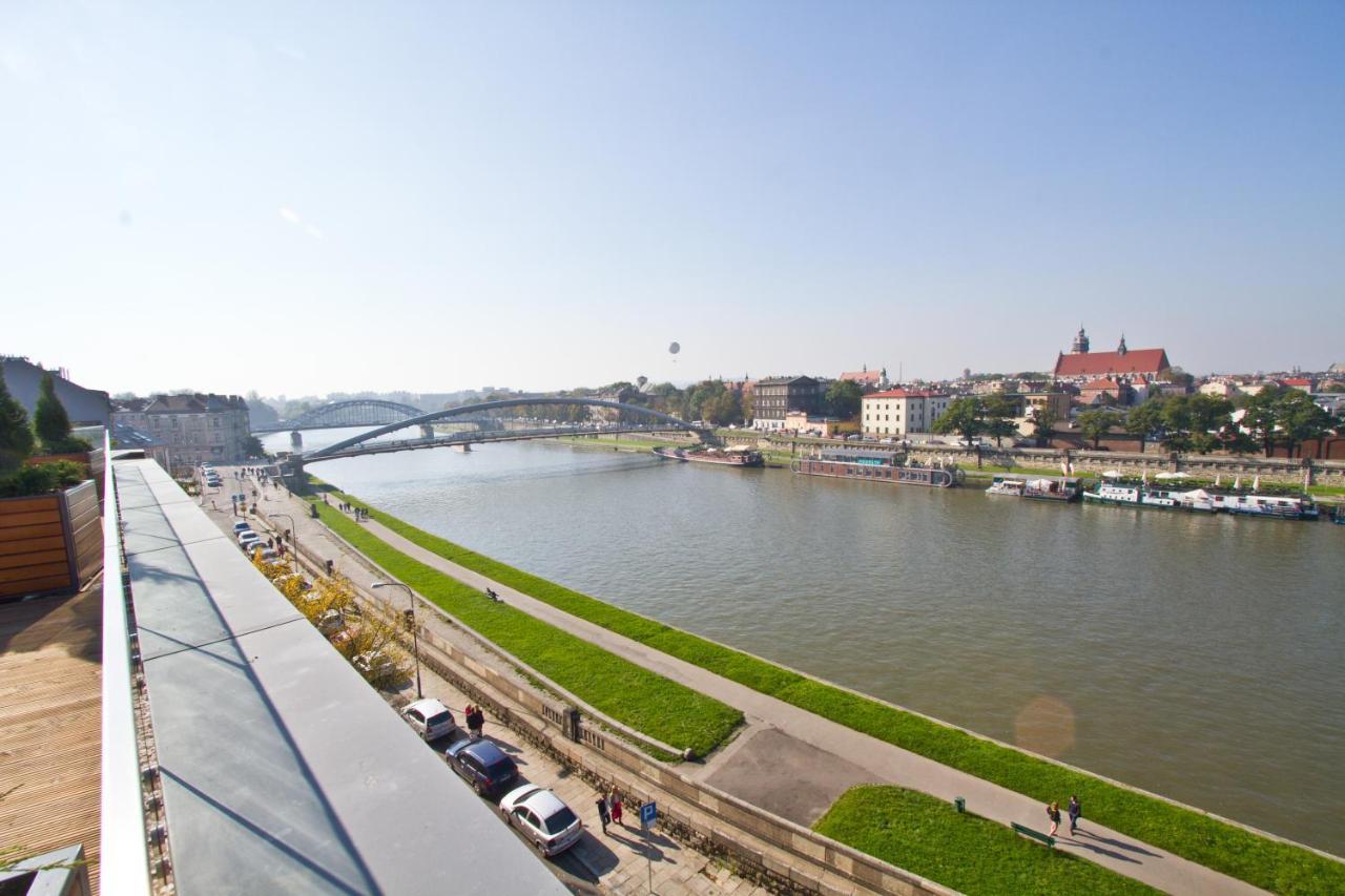 Apartament Nad Wisla Cracovia Esterno foto