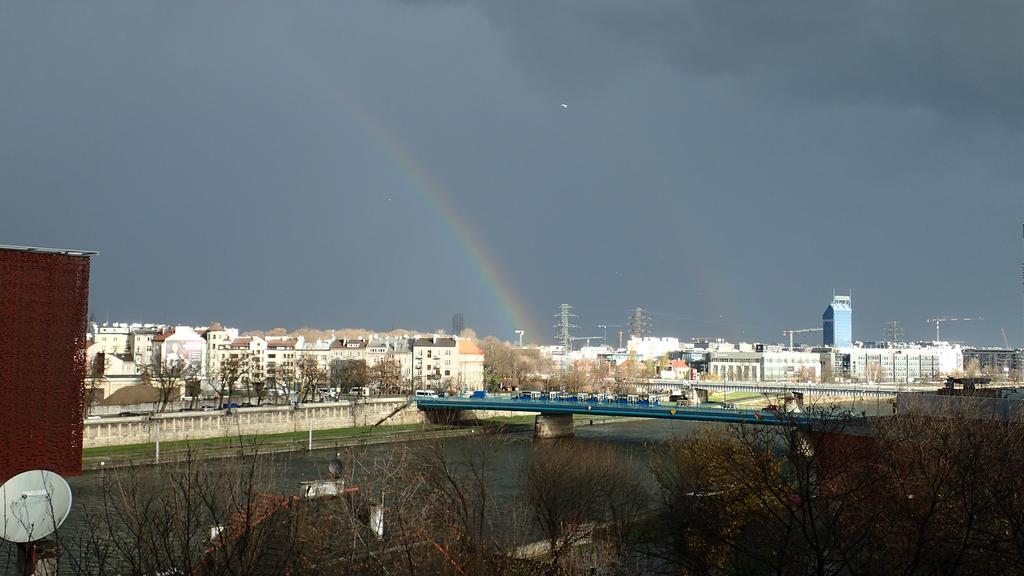 Apartament Nad Wisla Cracovia Esterno foto