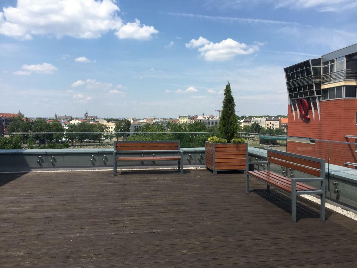 Apartament Nad Wisla Cracovia Esterno foto