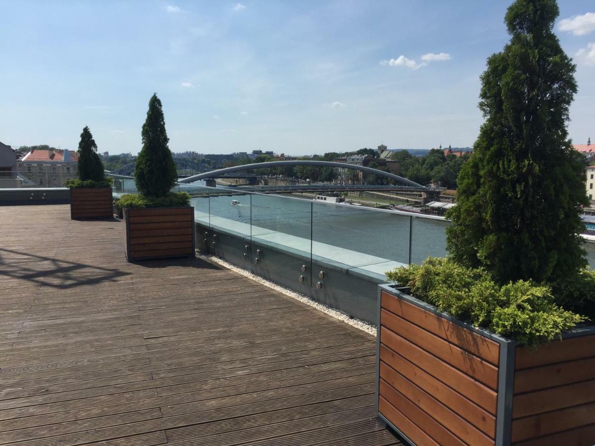 Apartament Nad Wisla Cracovia Esterno foto
